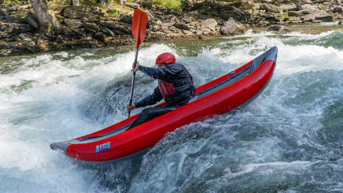 kayak en aguas bravas